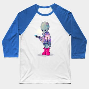 Earth Alien Baseball T-Shirt